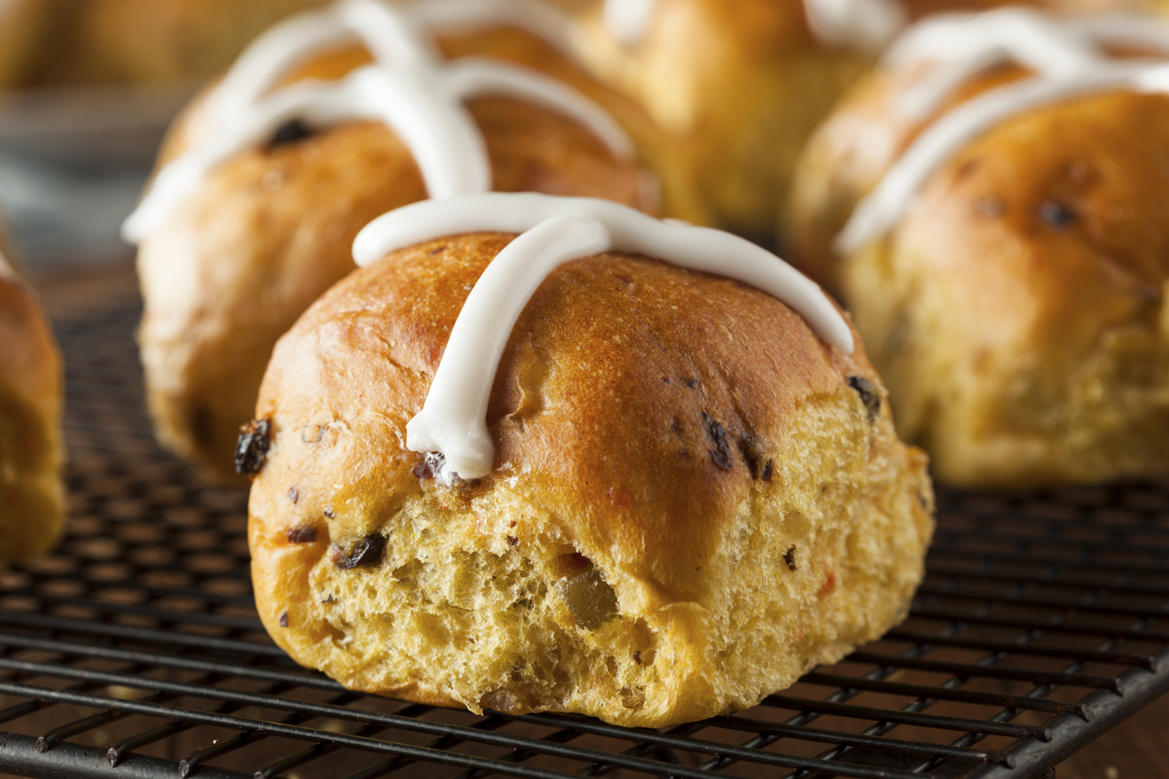 La Pasqua nel Regno Unito Hot Cross Buns
