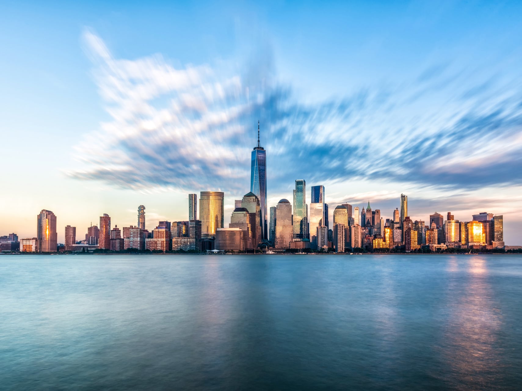 Un viaggio negli Stati Uniti con Walt Whitman Tramonto New York City USA